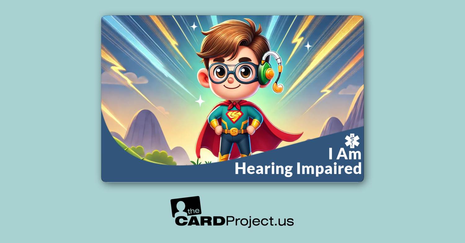 I Am Hearing Impaired Kids Design 4